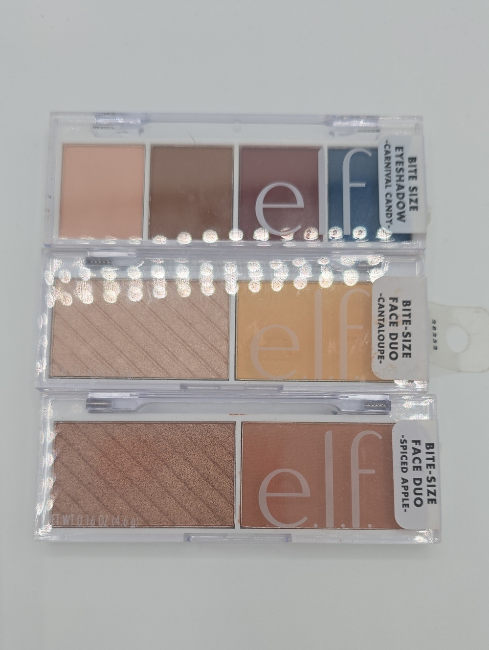 ELF Bite Size Lot of 2 Face Duos and One Eyeshadow